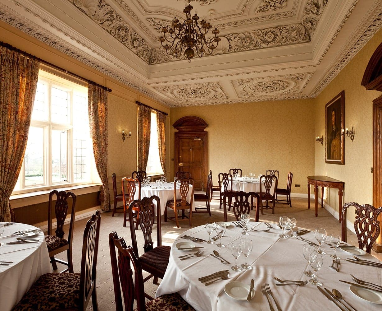 Casual dining in the Drawing Room at Castle Bromwich Hall Hotel